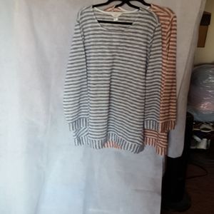 New Sweaters from CJ Banks, Blue and Pink